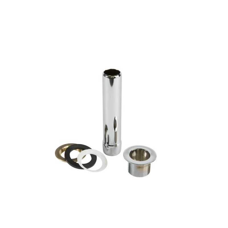 Ensemble surverse chrom&eacute;e+bonde crepine - h 150mm (sd17) - 1'1/2 - Linum - SDV-0170-845