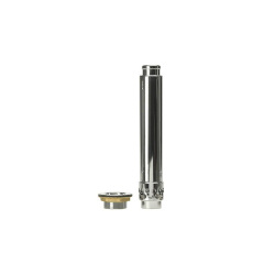 Ensemble surverse chrome embase perfor&eacute;e - h 250mm + bonde crepine 1'1/2 - Linum - SDV-1250-845