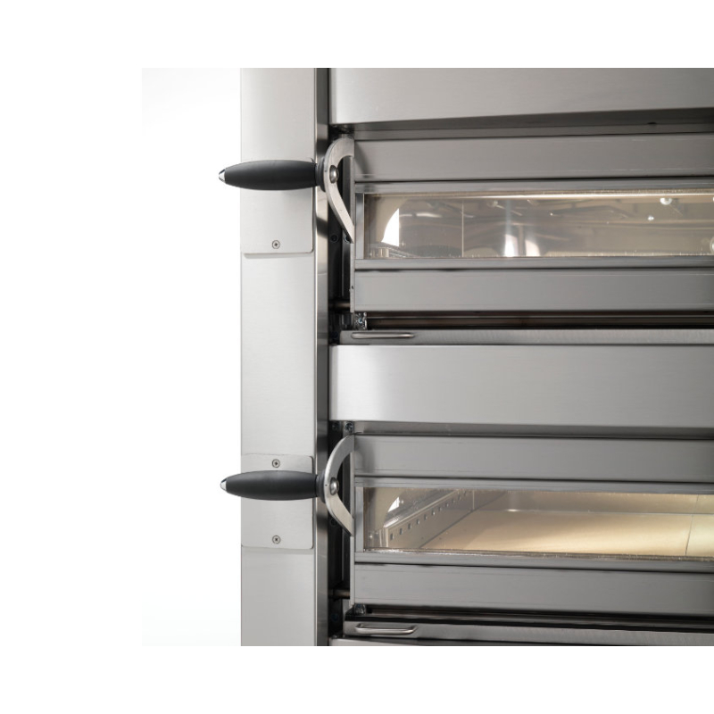 Elektrische statische pizzaoven Cuppone Michelangelo ML635/2CD &ndash; 2 kamers, elektromechanische bediening