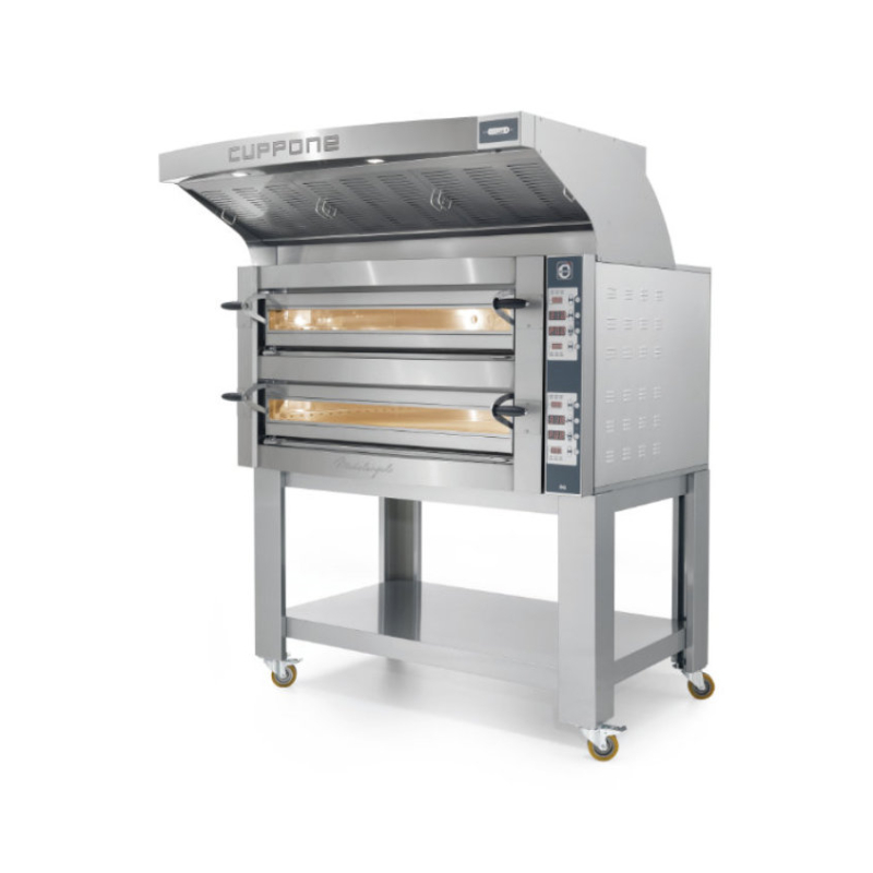 Elektrische statische pizzaoven Cuppone Michelangelo ML935/2CD &ndash; 2 kamers, elektromechanische bediening