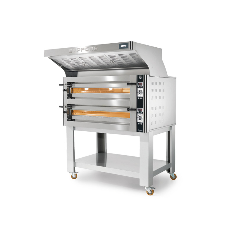 Statische elektrische pizzaoven Cuppone Donatello 635L, 2 kamers, elektromechanische bediening &ndash; DN635L/2CD