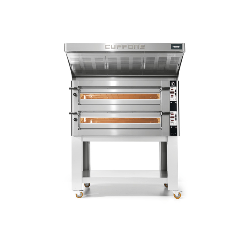 Statische elektrische pizzaoven Cuppone Donatello 635L, 2 kamers, digitale bediening &ndash; DN635L/2D