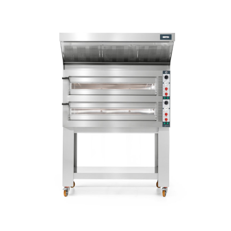 Statische elektrische pizzaoven Cuppone Tiepolo 435, 2 kamers, elektromechanische bediening &ndash; TP435/2CM