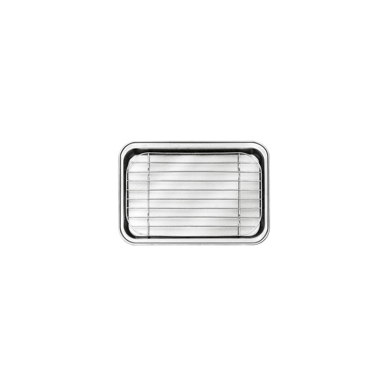 Plateau &agrave; dresser avec grille inox - Louis Tellier - N3995