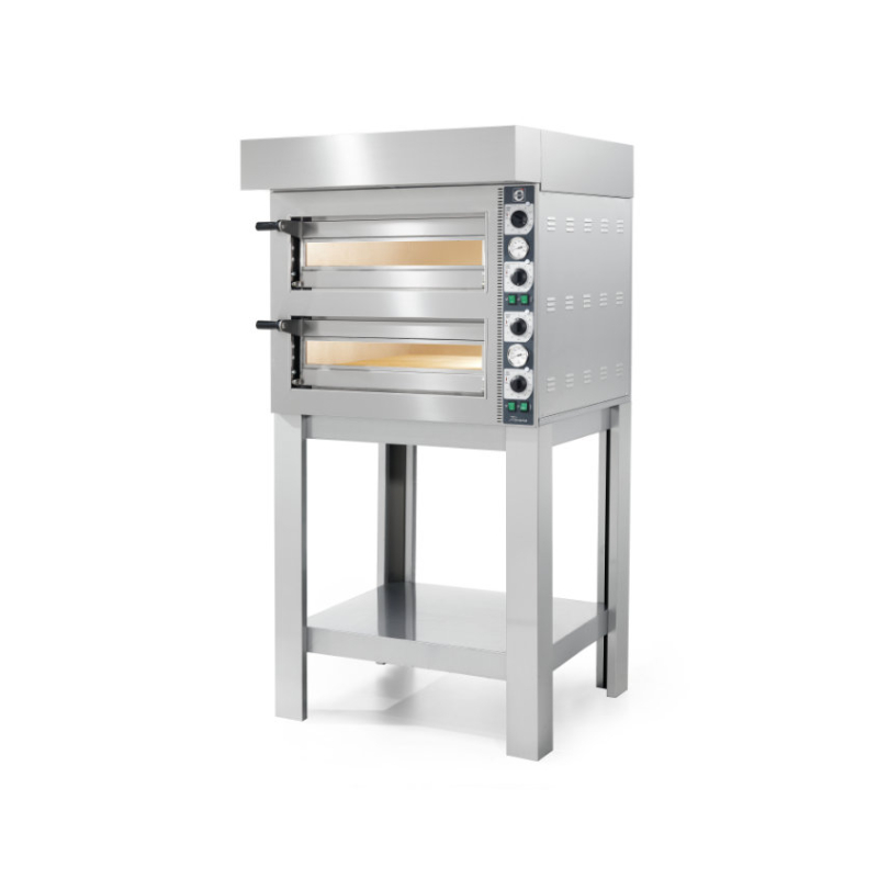 Statische elektrische pizzaoven Cuppone Tiziano 230, 2 kamers, elektromechanische bediening &ndash; TZ230/2M