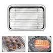 Plateau &agrave; dresser avec grille inox - Louis Tellier - N3995