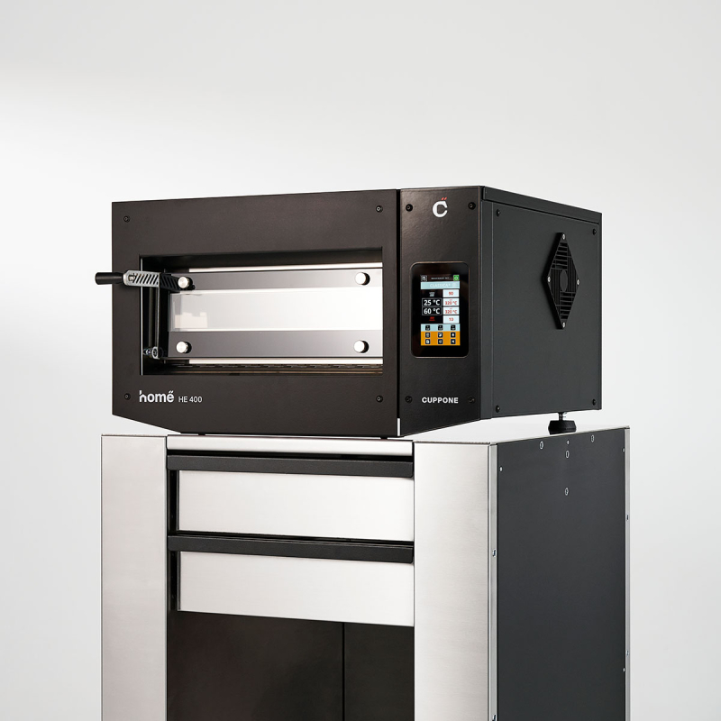 Statische elektrische pizzaoven Cuppone Home HE 400 met aanraakbediening en steen voor hoge temperaturen &ndash; HE400/1TSN