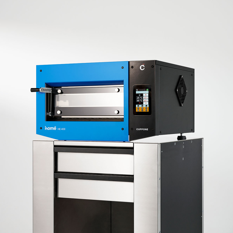 Statische elektrische pizzaoven Cuppone Home HE 400 met aanraakbediening en steen voor hoge temperaturen &ndash; HE400/1TSN
