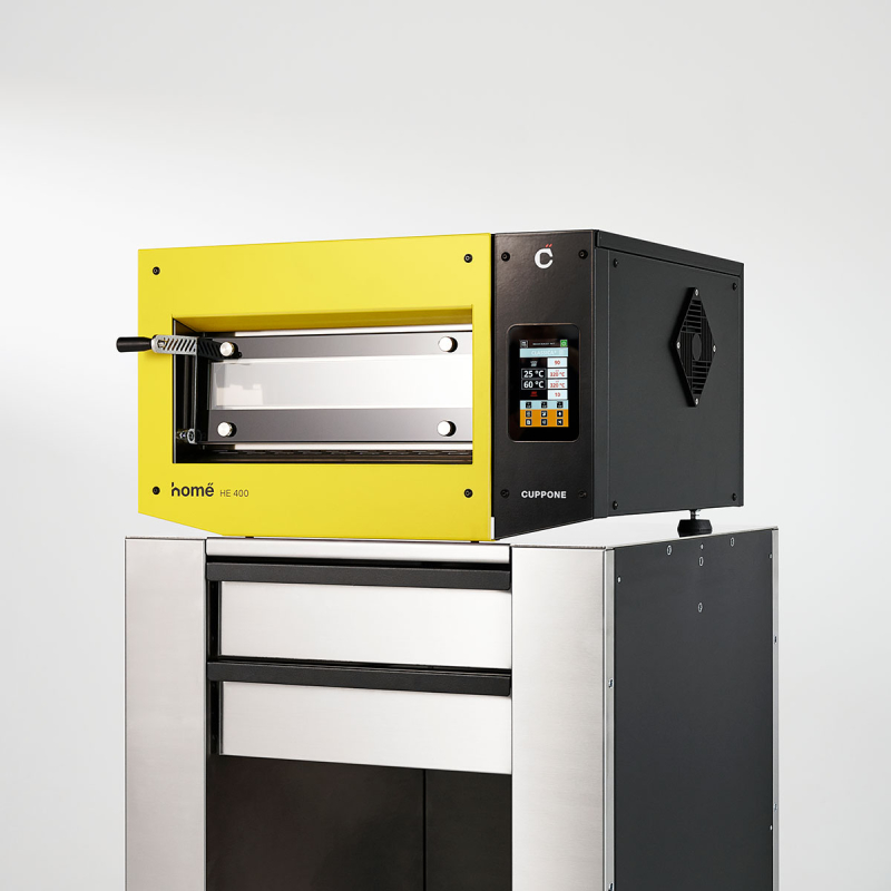 Statische elektrische pizzaoven Cuppone Home HE 400 met aanraakbediening en steen voor hoge temperaturen &ndash; HE400/1TSN