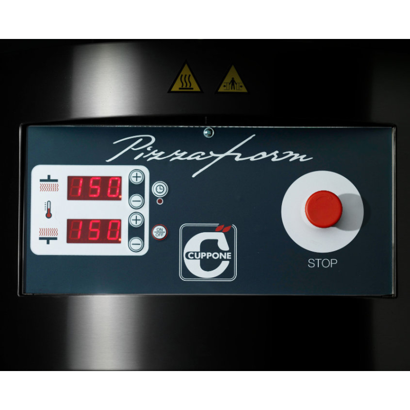 Warme pizzapers Cuppone Pizzaform 35, platte platen, driefasig 400 V &ndash; PZF/35DP-C5