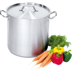 Marmite haute avec couvercle, acier, &Oslash; 360 mm, V 36,6 l -&hellip;