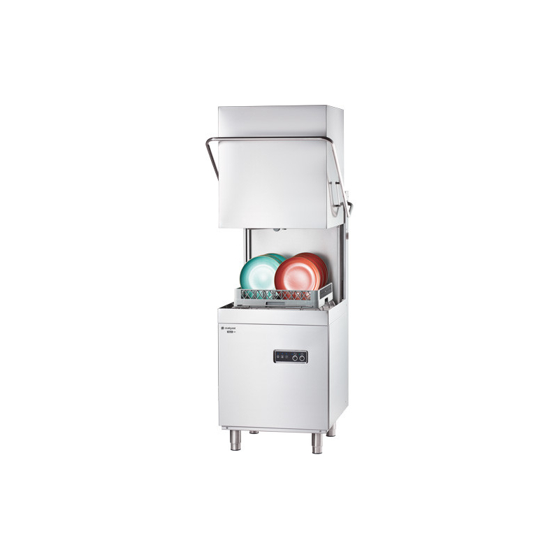 Lave-vaisselle &agrave; capot H3 avec doseurs de produit de rin&ccedil;age et de d&eacute;tergent AQUA H3 Stalgast &mdash; 803021 &mdash; largeur 728 mm