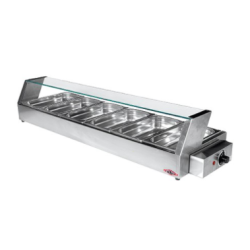 Bain-marie buffet vitrine chauffante - Stilfer - EMGA 527012
