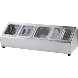 Pr&eacute;sentoir pour bacs GN Stalgast &mdash; 815250 &mdash; largeur 730 mm