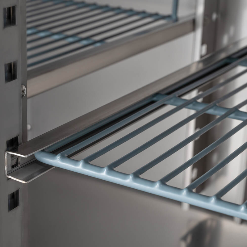 Etag&egrave;re plastifi&eacute;e pour tables de r&eacute;frig&eacute;ration et de cong&eacute;lation GN 1/1 - Stalgast
