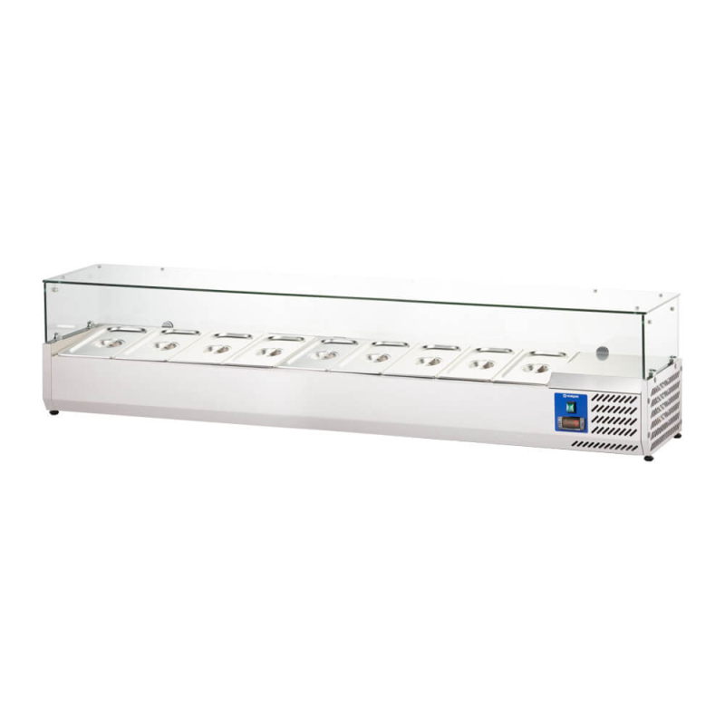 Vitrine r&eacute;frig&eacute;r&eacute;e de dessus avec verre Stalgast &mdash; 834930 &mdash; 0,11 kW &mdash; GN 1/3