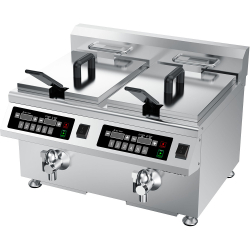Friteuse &agrave; induction Stalgast &mdash; 746782 &mdash; 2x8 l &mdash; 24 kg