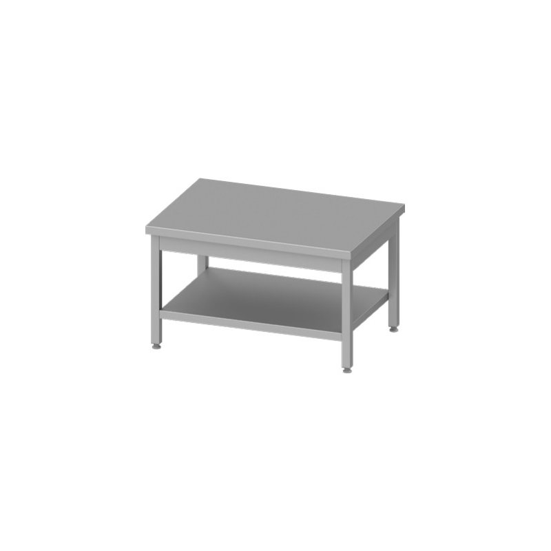Table centrale basse avec &eacute;tag&egrave;re Stalgast &mdash; 954257100 &mdash; Easy Line &mdash; 1000 &times; 700 &times; 600 mm
