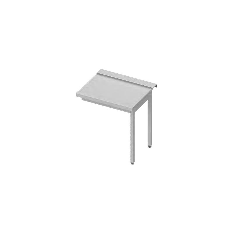 Table de sortie pour lave-vaisselle &agrave; capot Stalgast &mdash; 954807100 &mdash; Easy Line &mdash; 1000 &times; 670 &times; 870 mm