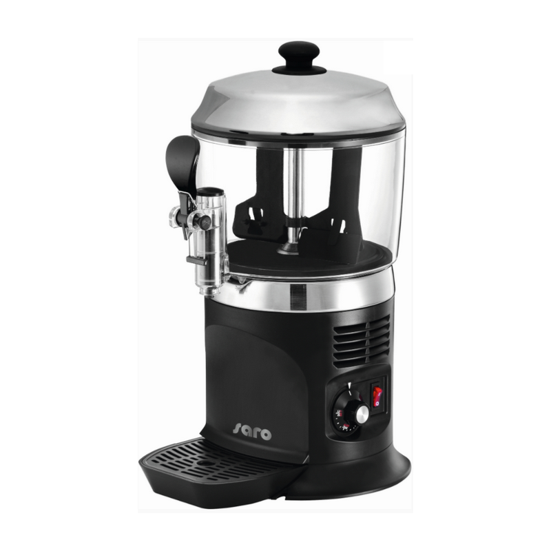 Warme chocolademelk dispenser NINA zwart - SARO