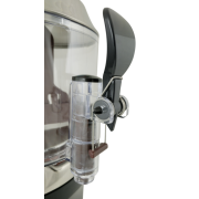 Warme chocolademelk dispenser NINA zwart - SARO kraan