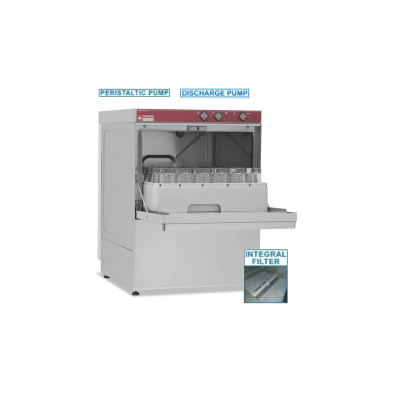 Glazenwasser 400x400 pomp afvoer Diamant - DC402/6-PS