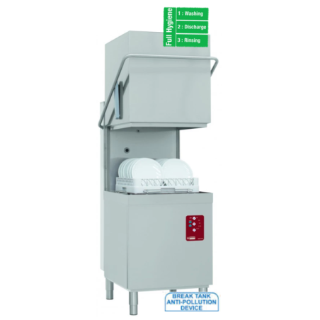 Diamond 50x50 "volledige hygi&euml;ne" afwasmachine met kap - DCS9/6