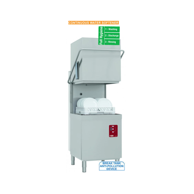 50x50 "volledige hygi&euml;ne" afwasmachine Diamant - DCS9/6-AC
