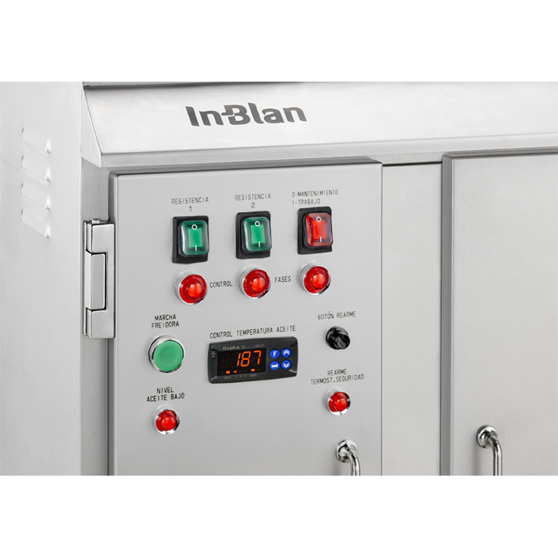 InBlan elektrische friteuse knop