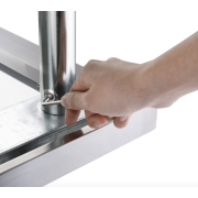 Table en acier inox Vogue 900mm