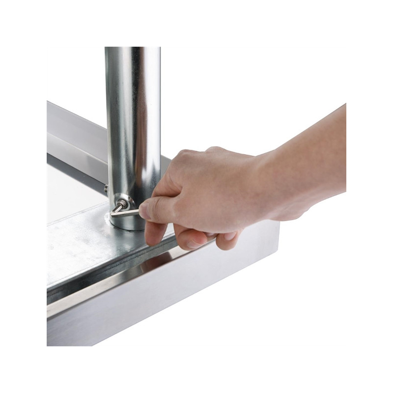 Snijtafel met roestvrijstalen onderblad Vogue 500x500