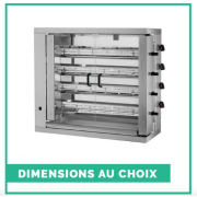 Professionele rotisserie met 4 enkele spindels - MCM