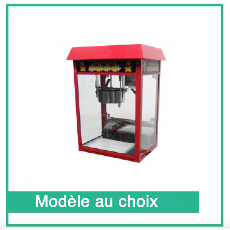 Popcornmachine met of zonder wieltjes