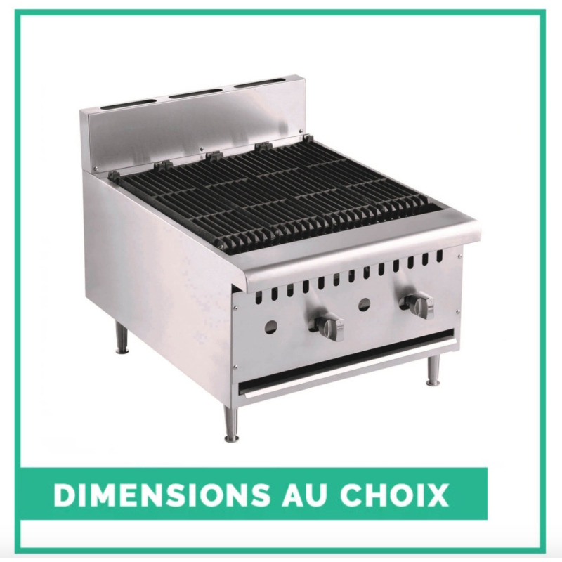 Gas lavasteen grill
