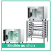 Four &agrave; convection avec humidificateur et double vitesse au gaz