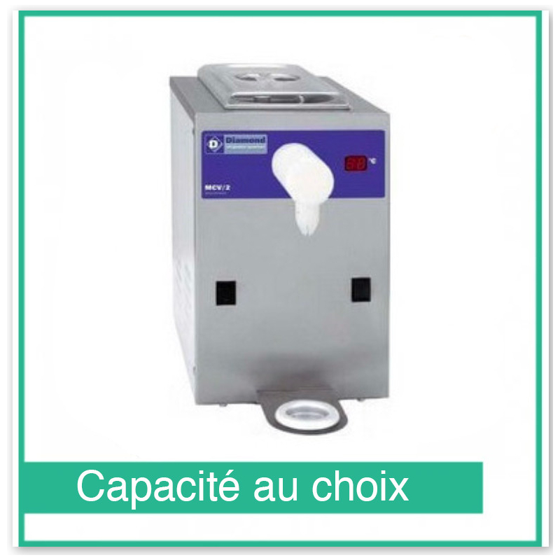 Machine &agrave; chantilly - Diamond MCV/2 - 2/5/10 litres