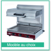 Salamandre vitroc&eacute;ramique avec plafond mobile Diamond SA/60VC-SW