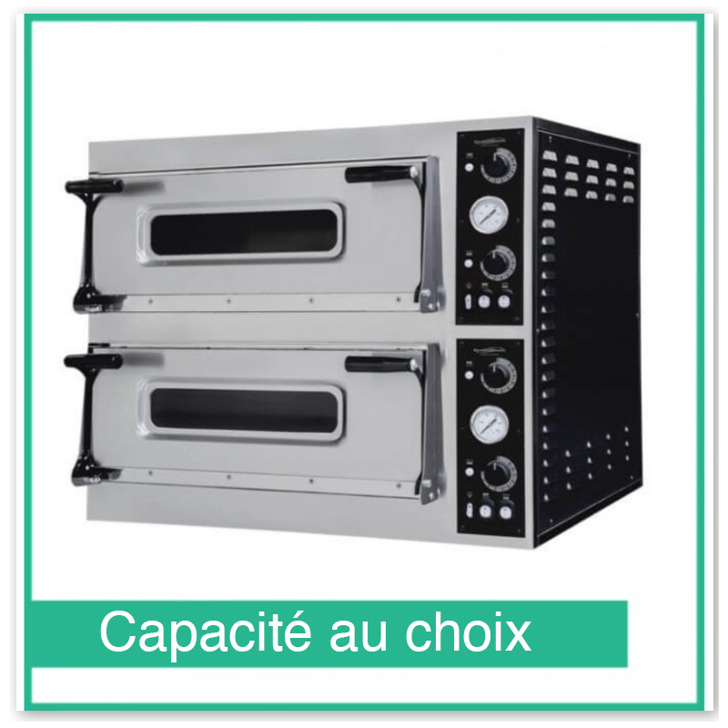 Professionele elektrische pizza-oven en grill 60x40 cm