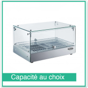 Verwarmde vitrine 35 - 50 - 80 Liter