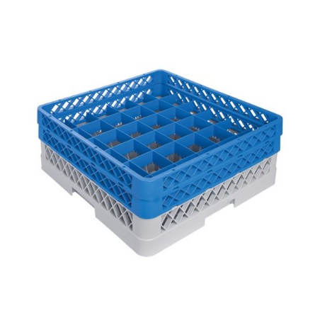 Verdeeld rek voor voetloze glazen type CR 36-0A - 36 vakken CR3612