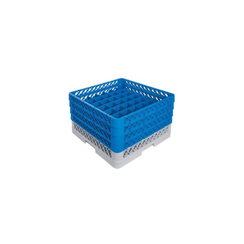 Verdeelschuifrekjes voor glazen zonder steel type CR 49-4A - 49 vakjes
