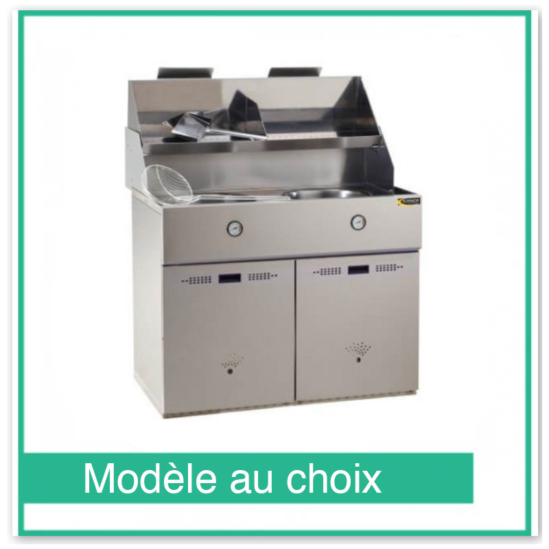 Gas Friteuse 2 tanks SOFINOR Uitdaging