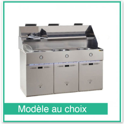 Gas Friteuse 3 tanks SOFINOR Uitdaging