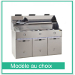 Gas Friteuse 3 tanks SOFINOR Uitdaging