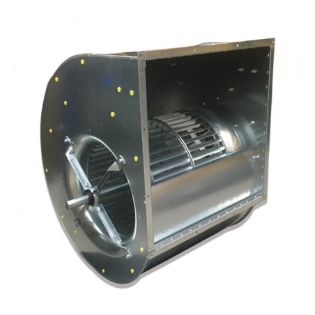 Ventilateur centrifuge &agrave; double ou&iuml;e d'aspiration pour entrainement par courroie avec aubes inclin&eacute;es vers l'avant ADH 200 L
