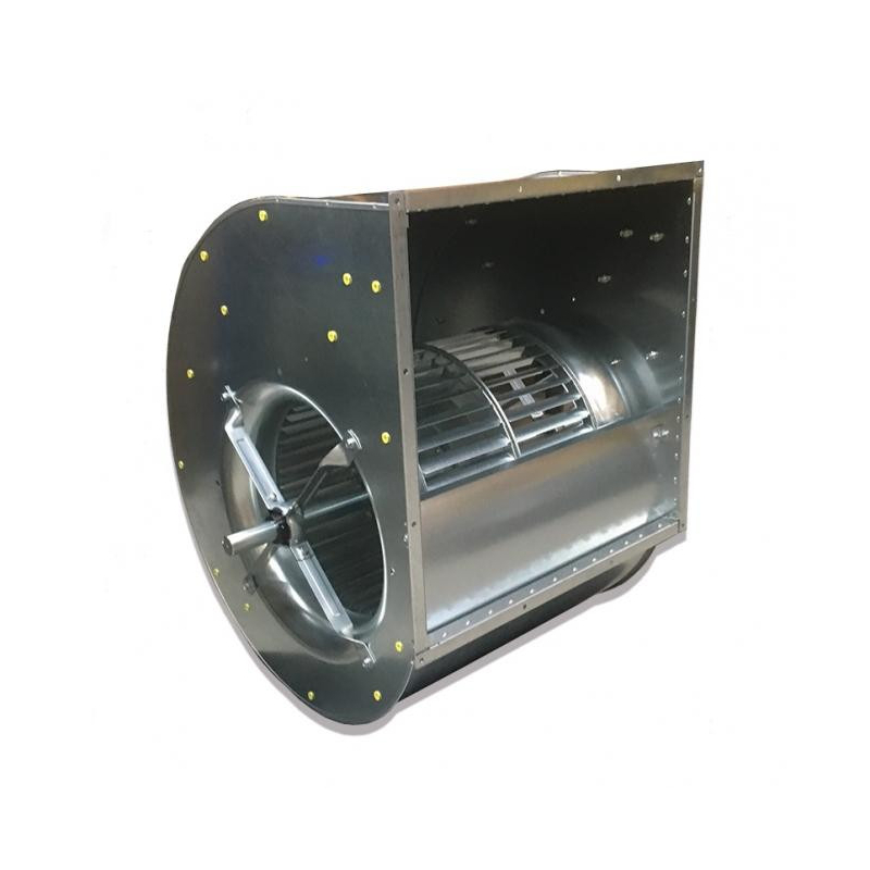 Centrifugaalventilator met dubbele aanzuiging voor riemaandrijving met voorwaarts gebogen schoepen ADH 450 L