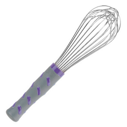 Klopper - roestvrij staal, 11 draden anti-slip plastic handvat 250 mm
