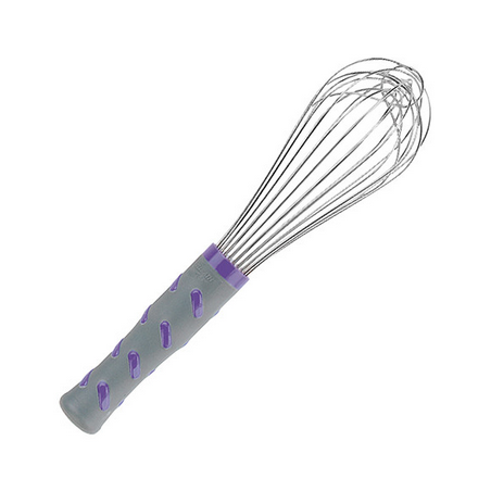 Fouet - inox, 11 fils poign&eacute;e plastique antid&eacute;rapant 250 mm