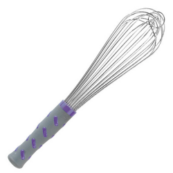 Fouet - inox, 11 fils poign&eacute;e plastique antid&eacute;rapant 300 mm