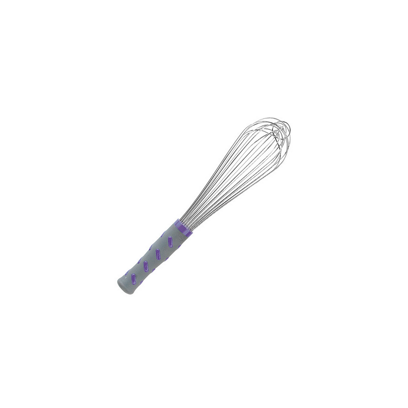 Fouet - inox, 11 fils poign&eacute;e plastique antid&eacute;rapant 300 mm